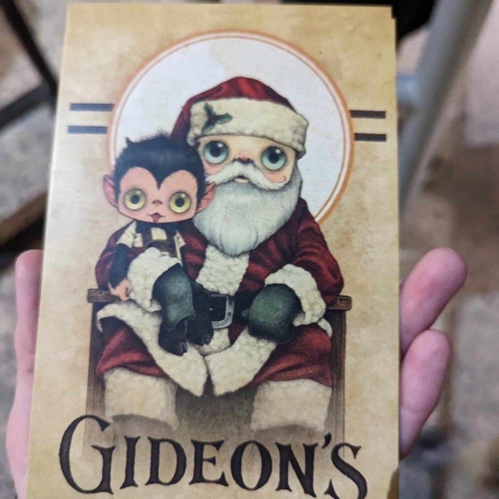 Gideons Bakehouse December 2023 Postcard Menu Disney Springs NEW!